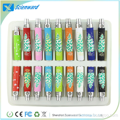 2014 Newest Design Patent for Christmas Gift - Electronic Cigarette EGO Battery with Christmas Tree Color